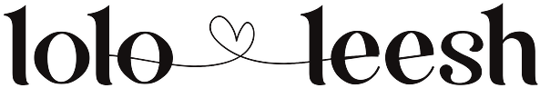 The Lololesh heart-string wordmark